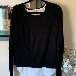 Simon's faux 2-in-1 top, size medium